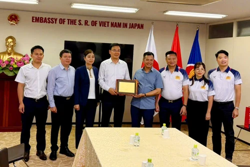 Đoàn đại biểu Công an Hà Nội thăm, làm việc với Đại sứ quán Việt Nam tại Nhật Bản