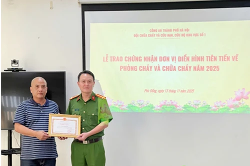 Thực tập phương án chữa cháy và cứu nạn, cứu hộ tại Công ty cổ phần dầu khí An Pha