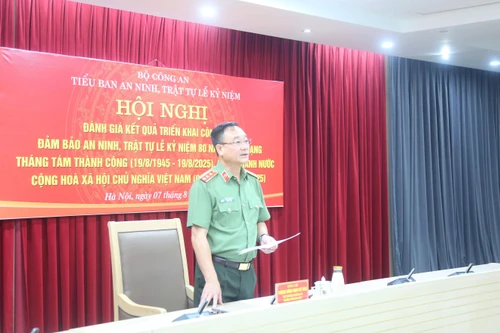 Quyết tâm đảm bảo tuyệt đối an ninh, an toàn Lễ kỷ niệm 80 năm Cách mạng tháng Tám thành công và Quốc khánh 2-9