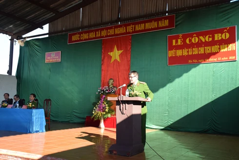 Công bố quyết định đặc xá của Chủ tịch nước