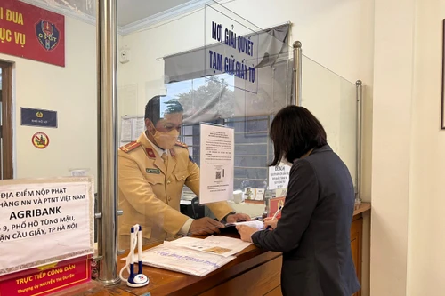 Cảnh sát giao thông Thủ đô tiên phong trên “mặt trận” xây dựng Chính phủ điện tử