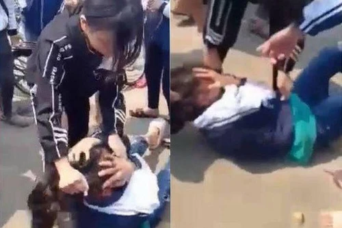Tuần đầu đi học, nữ sinh Hà Nội bị đăng clip đánh hội đồng