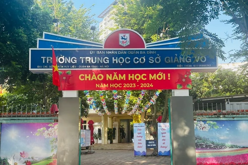 Trường Giảng Võ, Ba Đình chính thức tách thêm một trường mới theo hướng chất lượng cao