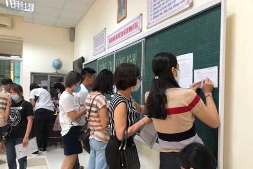 Hà Nội tuyển bổ sung chỉ tiêu lớp 1, lớp 6