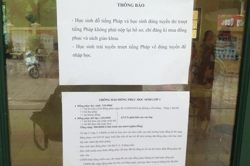 Năm Phó giám đốc Sở GD-ĐT đi thanh tra thu chi trong các trường học