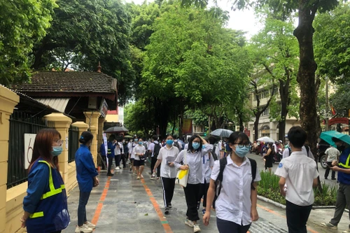 Hà Nội kết thúc kỳ thi lớp 10: Dễ thở với 4 môn thi được rút ngắn