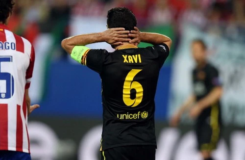 Xavi thất vọng vì hàng công của Barca