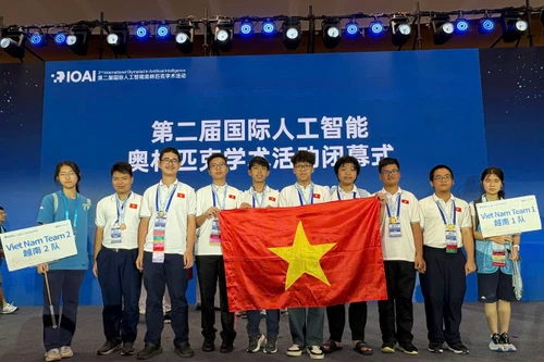 Việt Nam giành 3 Huy chương Vàng Olympic Trí tuệ nhân tạo quốc tế
