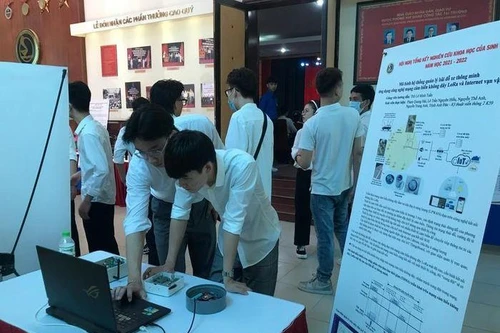 Tăng mạnh về số lượng, chất lượng hoạt động nghiên cứu khoa học của sinh viên