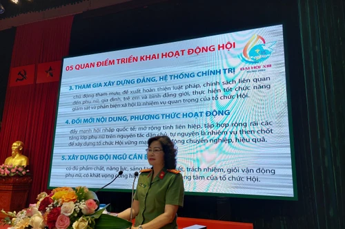 Hội Phụ nữ CATP Hà Nội triển khai Chương trình công tác Hội năm 2022