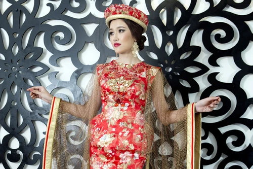 Phương Chi mang "Vương triều" đi tranh giải Nữ hoàng du lịch quốc tế