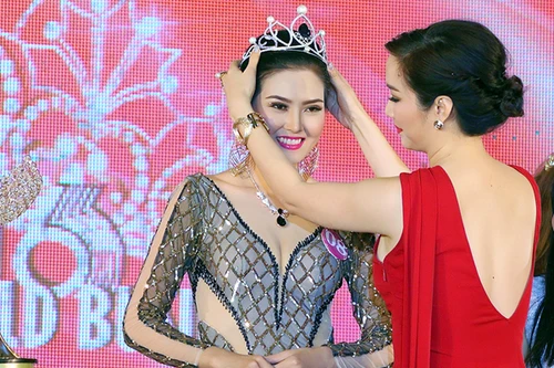 Người đẹp Kim Thoa đăng quang Hoa hậu Doanh nhân thế giới người Việt