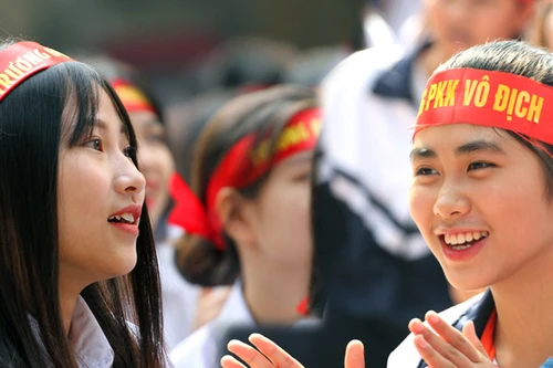 Tưng bừng lễ xuất quân trước trận chung kết