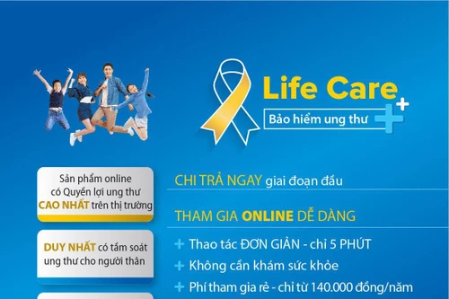 Ra mắt LIFE CARE - Bảo hiểm bệnh ung thư và đột quỵ có mức chi trả cao nhất thị trường