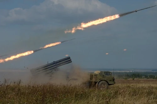 Nga biên chế pháo phản lực bắn loạt Uragan-1M