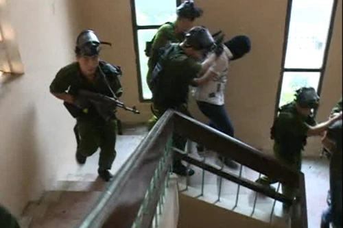 CATP Hà Nội diễn tập phòng chống khủng bố