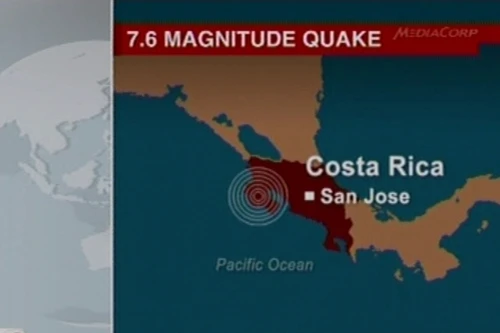 Động đất ở Costa Rica, 2 người thiệt mạng