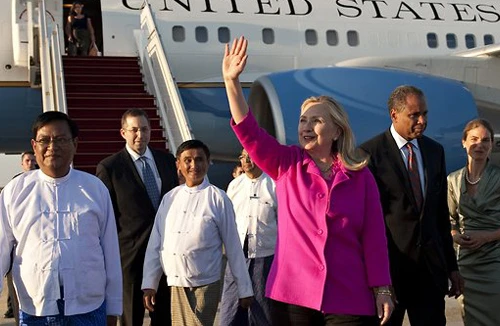 Ngoại trưởng Mỹ tới Myanmar: Bước chuyển sau 50 năm