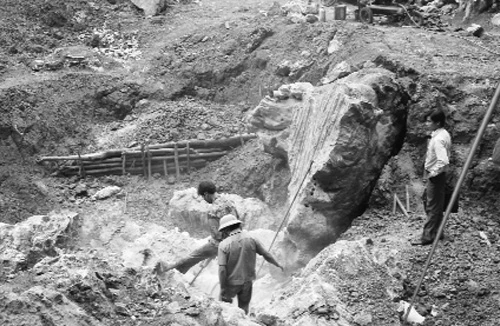 Nghề “xẻ thịt”... núi