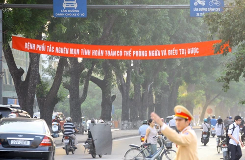 Phân luồng quanh Lăng Bác, phân làn 7 tuyến phố