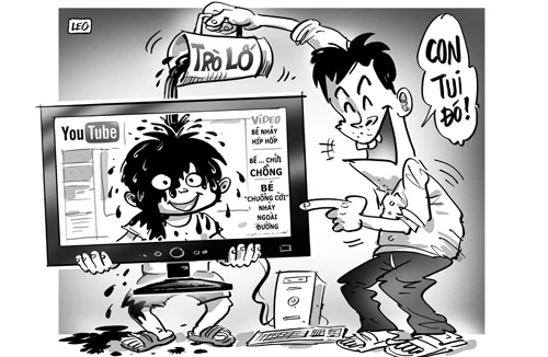 Phản cảm hội chứng “khoe” con