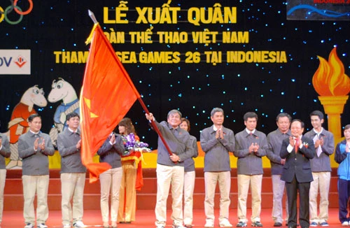 Đoàn TTVN xuất quân tham dự SEA Games 26 
