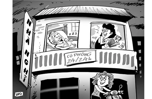  “Oan gia” nơi nhà nghỉ 