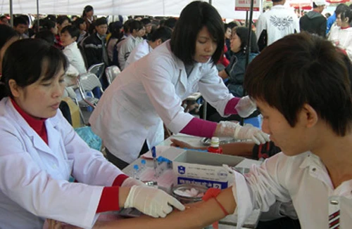 Hơn 2.500 người hiến máu trong Ngày hội từ thiện