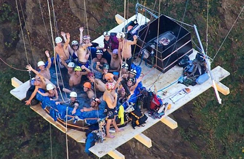 Tắm trên không trung