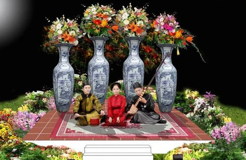 Phố hoa khoe sắc