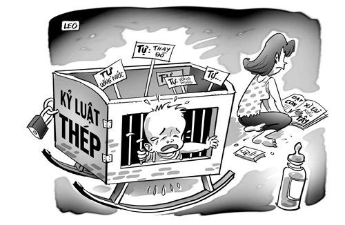 Dạy con “nghiêm” nhưng đừng “khắc”