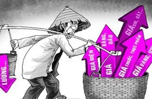 Giá “rượt đuổi” lương