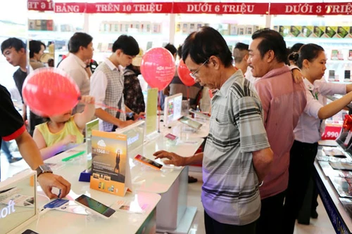 Smartphone ngày càng được ưa chuộng