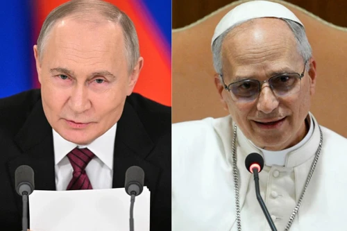 Tổng thống Putin lần đầu điện đàm với Giáo hoàng Leo XIV