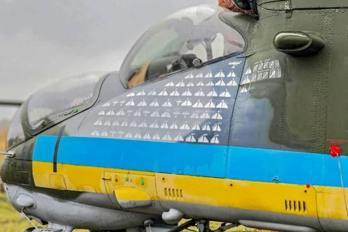 Trực thăng Mi-24 Ukraine trở thành ‘sát thủ diệt UAV’ trên bầu trời chiến sự