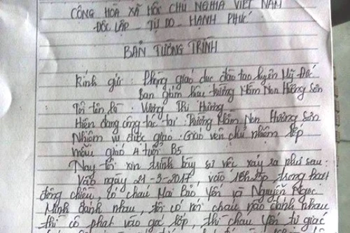 Cô giáo phủ nhận nhốt trẻ vào nhà vệ sinh, nhà trường sẽ lấy ý kiến học sinh mầm non?