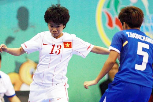 Tuyển Futal nữ VN không thể gây bất ngờ trước Thái Lan