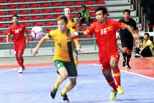 Thảm bại trước Australia, Tuyển Futsal VN mất vé vào chung kết