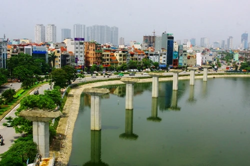 Đường sắt Cát Linh- Hà Đông lại lùi tiến độ đến 30-6-2016