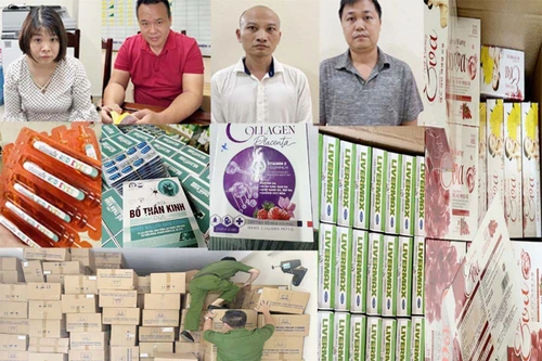 Triệt phá đường dây sản xuất, mua bán thực phẩm chức năng giả giá trị hàng chục tỷ đồng