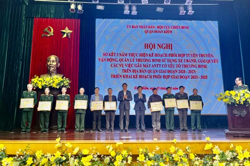 Phát huy vai trò, hiệu quả của các đồng chí thương binh trong giữ gìn an ninh trật tự