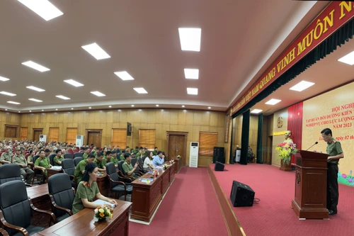 Nâng cao kiến thức nghiệp vụ và kỹ năng cho lực lượng bảo vệ dân phố