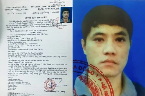 Truy nã đối tượng vác búa đập phá tài sản trong nhà một phụ nữ