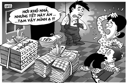 Bi hài chuyện thưởng Tết 