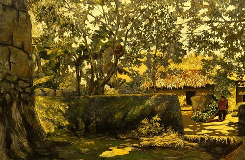 Lấp lánh tranh sơn mài