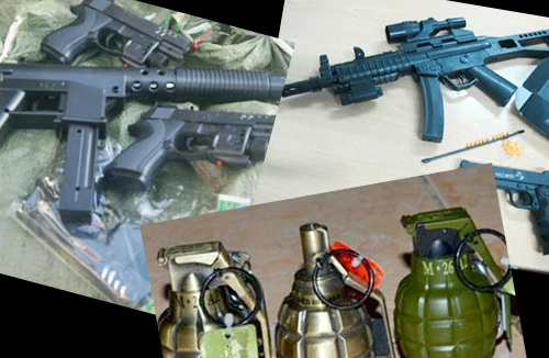 Súng, lựu đạn... giả bán tràn lan trên thị trường
