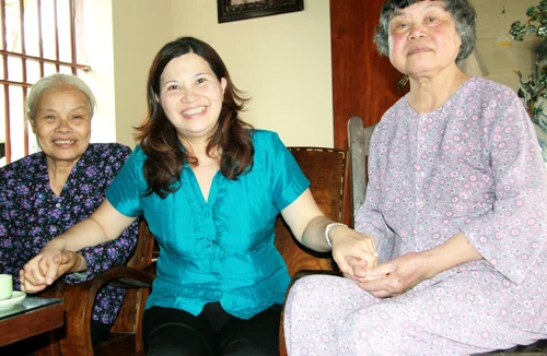 Ngôi nhà của hai người vợ liệt sỹ 