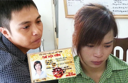 Giả hội viên chữ thập đỏ xin tiền từ thiện