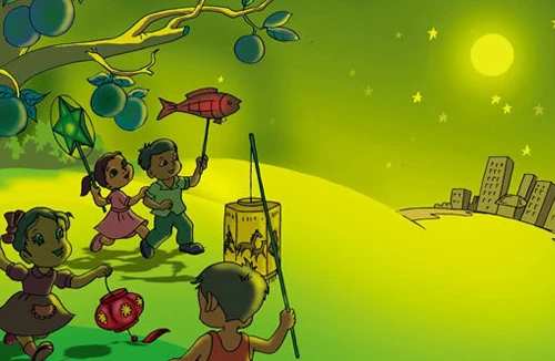 Bánh Trung thu tặng mẹ