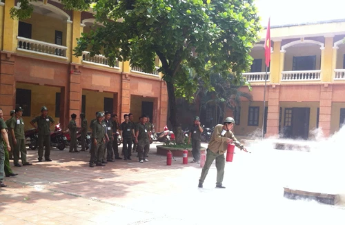 Mỗi khu dân cư lập 1 đội PCCC cơ sở